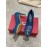 Salvatore Ferragamo New Leather Bow Pointed High Heels For Women Blue