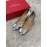 Salvatore Ferragamo New Patent Leather Bow Pointed High Heels For Women Silver