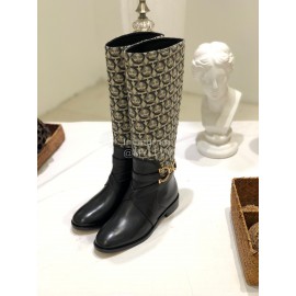 Salvatore Ferragamo Autumn Winter Fashion Calf Boots For Women