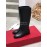 Salvatore Ferragamo Autumn Winter New Black Calf Boots For Women