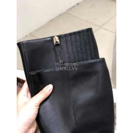 Salvatore Ferragamo Autumn Winter New Black Calf High Heel Long Boots For Women