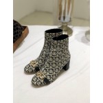Salvatore Ferragamo Autumn Winter New Calf High Heel Short Boots For Women