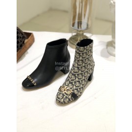 Salvatore Ferragamo Autumn Winter New Calf High Heel Short Boots For Women