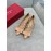 Salvatore Ferragamo Fashion Sheepskin Bow High Heel Shoes For Women Khaki