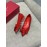 Salvatore Ferragamo Fashion Patent Leather Bow Shoes For Women Red