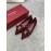 Salvatore Ferragamo Fashion Patent Leather Pointed Shoes For Women Wine Red