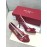 Salvatore Ferragamo Spring Summer New Wave Dot Gauze High Heels For Women Wine Red