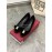Salvatore Ferragamo Fashion Velvet Bow Thick High Heels For Women Black