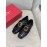 Salvatore Ferragamo Simple Soft Sheepskin Shoes For Women Black