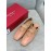 Salvatore Ferragamo Simple Soft Sheepskin Shoes For Women Pink