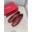 Salvatore Ferragamo Simple Soft Sheepskin Shoes For Women Wine Red