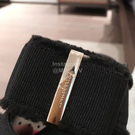 Salvatore Ferragamo Spring Mesh Bow Pointed High Heel Sandals For Women Black