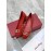Ferragamo New Gancini Buckle Patent Leather High Heels For Women Red