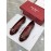 Ferragamo New Gancini Buckle Patent Leather High Heels For Women Wine Red