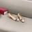 Ferragamo New Bow Sheepskin High Heels For Women Beige
