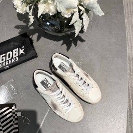 Golden Goose Calf Leather Casual Shoes For Men And Women Rose Red