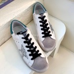 Golden Goose Calf Leather Gray Casual Shoes For Men And Women