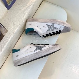 Golden Goose Calf Leather Gray Casual Shoes For Men And Women