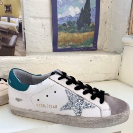 Golden Goose Calf Leather Gray Casual Shoes For Men And Women