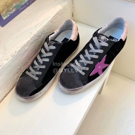 Golden Goose Calf Leather Gray Casual Shoes For Men And Women