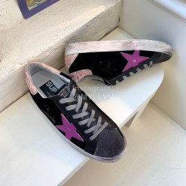 Golden Goose Calf Leather Gray Casual Shoes For Men And Women