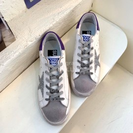 Golden Goose Calf Leather Casual Shoes For Men And Women