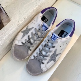 Golden Goose Calf Leather Casual Shoes For Men And Women