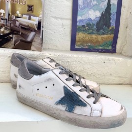 Golden Goose Calf Leather Casual Shoes For Men And Women Red