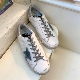 Golden Goose Calf Leather Casual Shoes For Men And Women Red