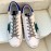 Golden Goose Calf Leather Casual Shoes For Men And Women Green