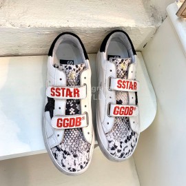 Golden Goose Calf Leather Black Casual Shoes For Men And Women