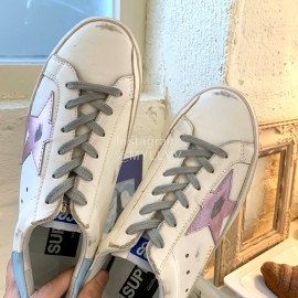 Golden Goose Calf Leather Black Casual Shoes For Men And Women