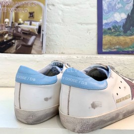 Golden Goose Calf Leather Black Casual Shoes For Men And Women