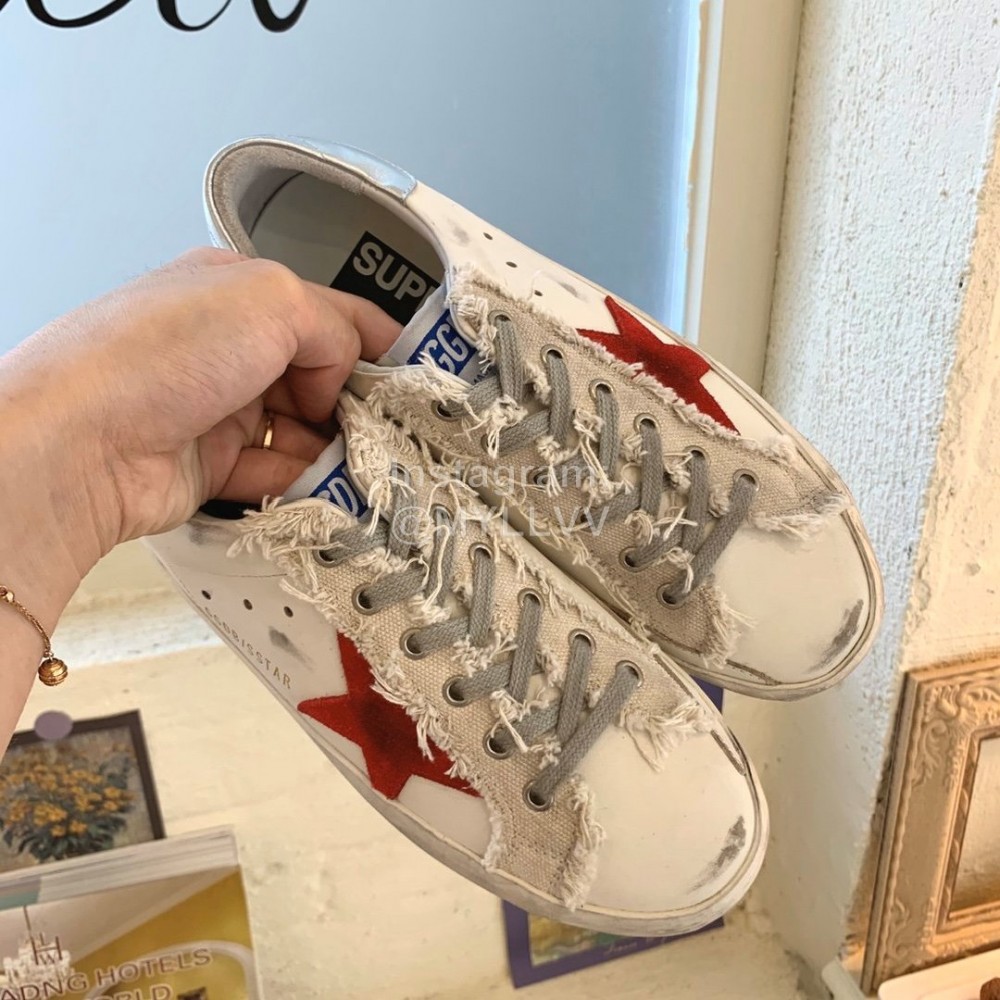 Golden Goose Calf Leather New Casual Shoes For Men And Women