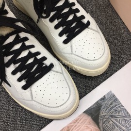 Golden Goose Winter Calf Lamb Wool High Top Casual Shoes For Women Black