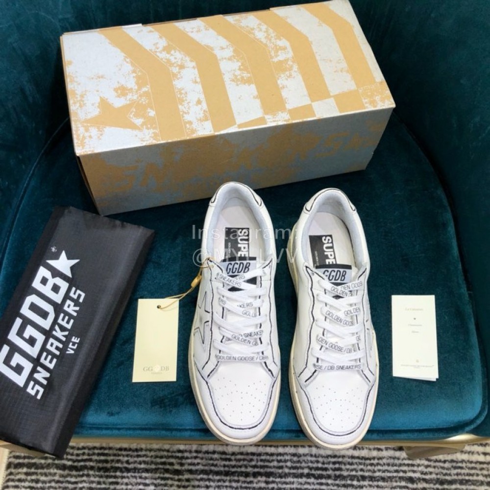 Golden Goose Fashion Thick Soled Casual Board Shoes For Men And Women White