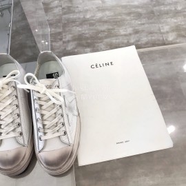 Golden Goose Calf Leather Fashion Casual Shoes For Women Gray