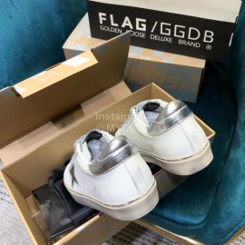 Golden Goose Versatile Calf Leather Fashion Casual Shoes For Men And Women Gray