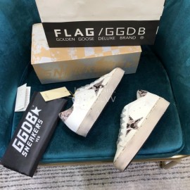 Golden Goose Versatile Calf Leather Fashion Casual Shoes For Men And Women 