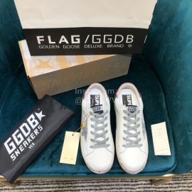 Golden Goose Versatile Calf Leather Fashion Shoes For Men And Women 