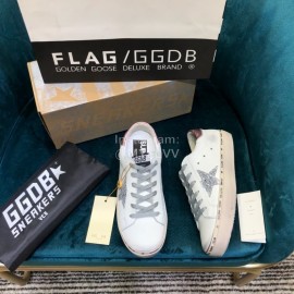 Golden Goose Versatile Calf Leather Fashion Shoes For Men And Women 