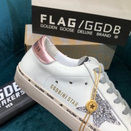 Golden Goose Versatile Calf Leather Fashion Shoes For Men And Women 