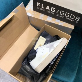 Golden Goose Versatile Gray Calf Leather Fashion Casual Shoes For Men And Women 