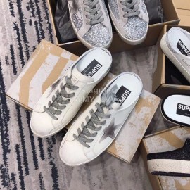 Golden Goose Fashion Calf Casual Sandals For Women Gray