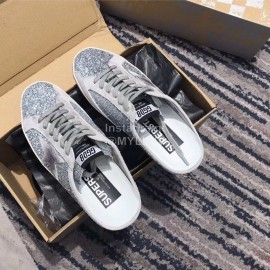 Golden Goose Fashion Calf Casual Sandals For Women Silver