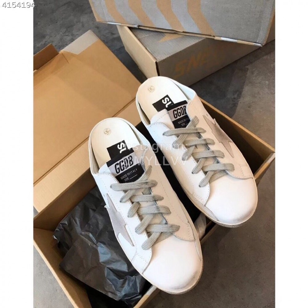 Golden Goose Gray Fashion Calf Casual Sandals For Women