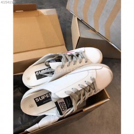 Golden Goose Fashion Calf Casual Sandals For Women Rose Red