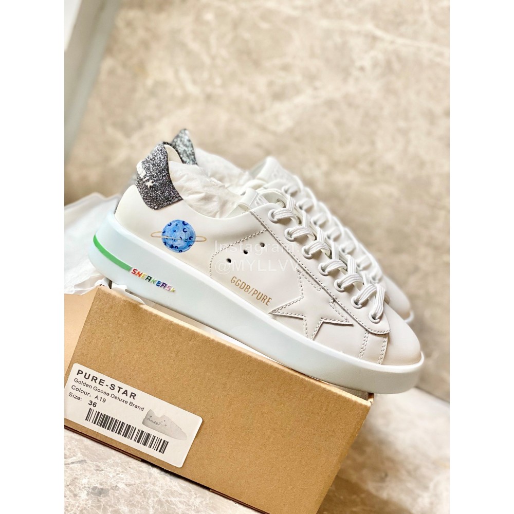 Golden Goose Summer Printed Soft Calf Casual Shoes For Women 