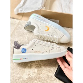 Golden Goose Summer Printed Soft Calf Casual Shoes For Women 