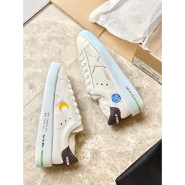 Golden Goose Summer Printed Soft Calf Casual Shoes For Women 